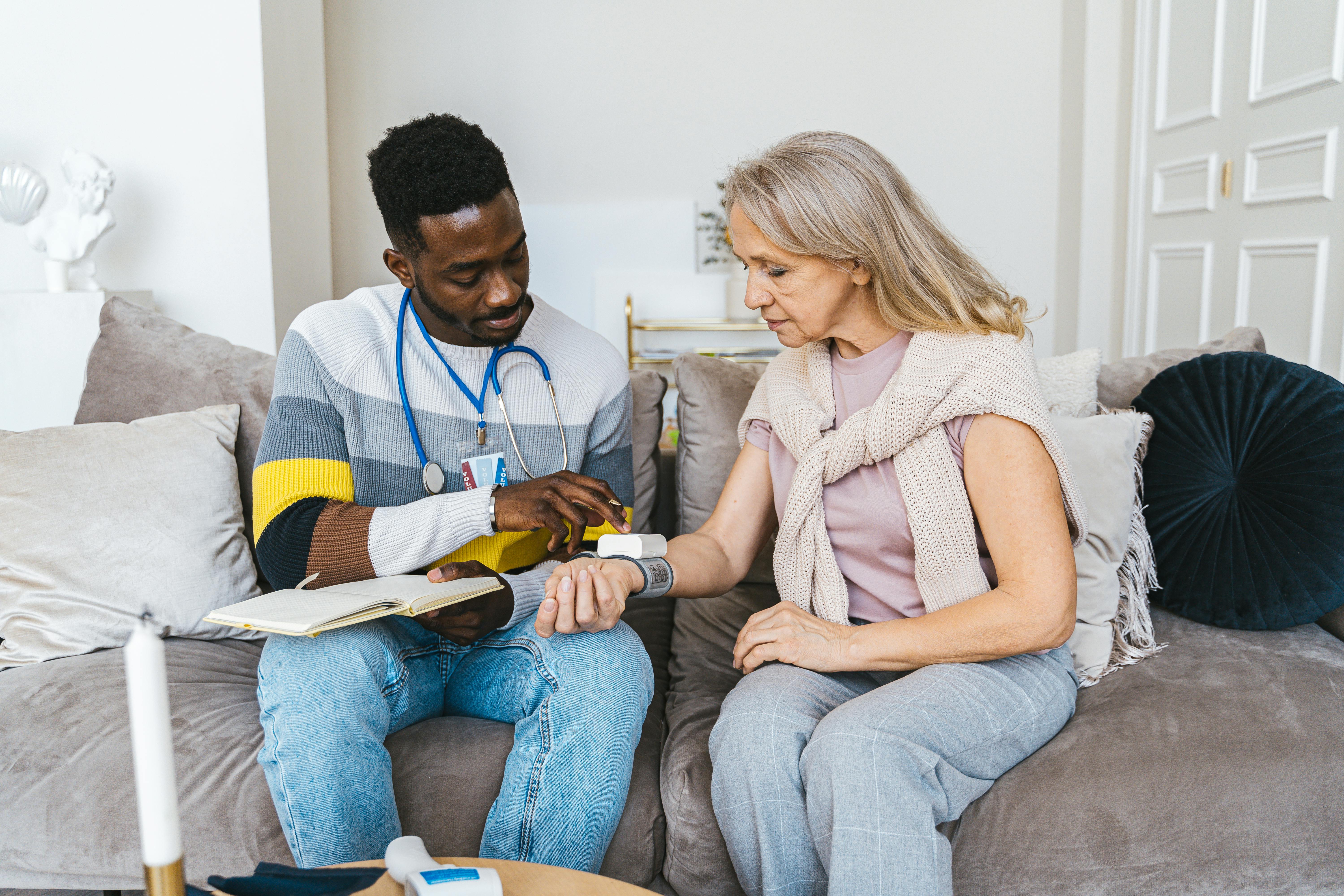 Caregiver attending