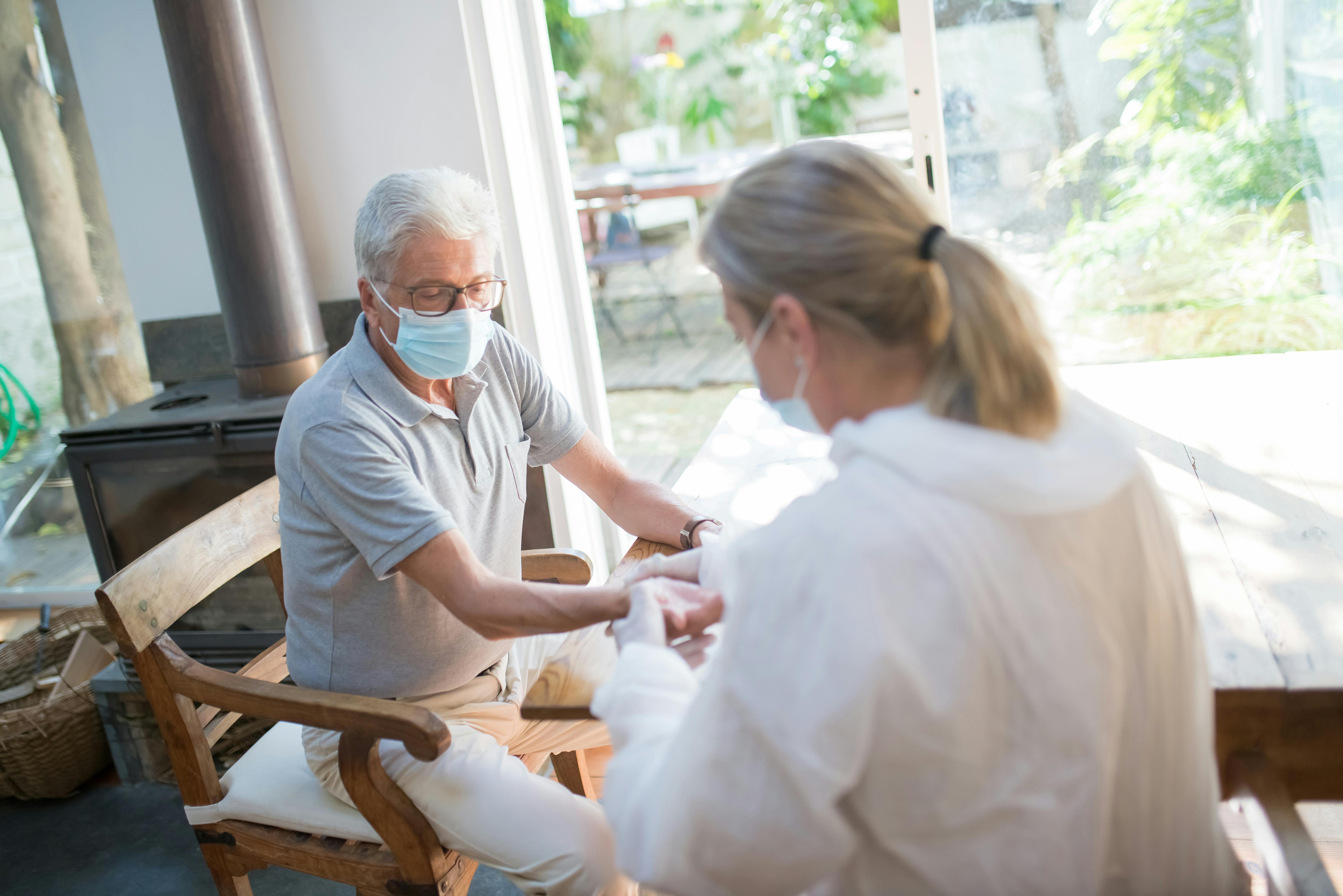 Caregiving scene